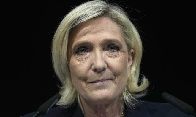 Marine Le Pens presidentkampanj 2022 utreds av franska åklagare efter misstanke om bland annat förskingring och bedrägeri. Arkivbild.