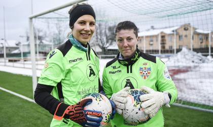 Fotboll, Åland United, Matilda Nurmi, Christina Dineson