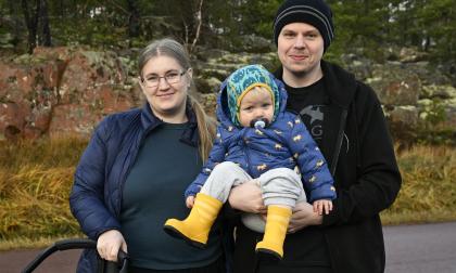 Familjen Lundgren har bara bott en vecka på Åland, men säger att allt hittills verkar bra och lovande.