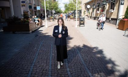 Hon ville åka så långt bort från Åland som möjligt och vill uppleva en ny kultur.<@Fotograf>bild: Hülya Tokur-Ehres