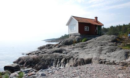 Albert Engströms stuga i Grisslehamn. @Byline_namn:Bengt Oberger/wikipedia