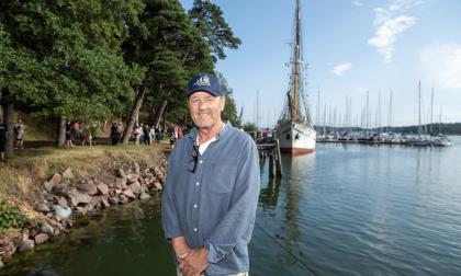 Hamnchefen Dan Wikingson är glad och nöjd – logistiken i hamnen flöt på under Tall Ships Races. 