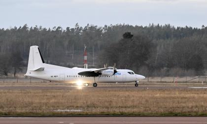 Ännu har landskapsregeringen inte hittar någon lösning för Åboflyget.<@Fotograf>Robert Jansson