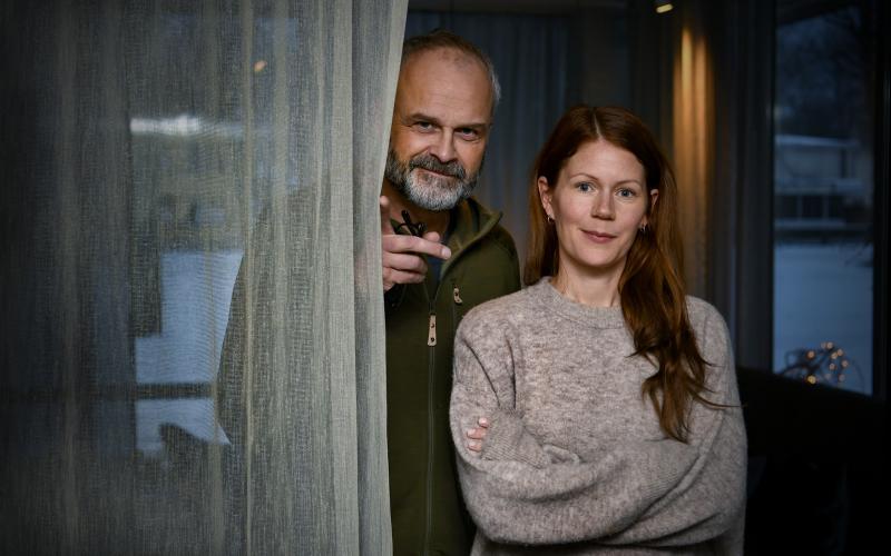 Johan Rheborg och Hanna Alström.