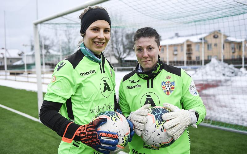 Fotboll, Åland United, Matilda Nurmi, Christina Dineson