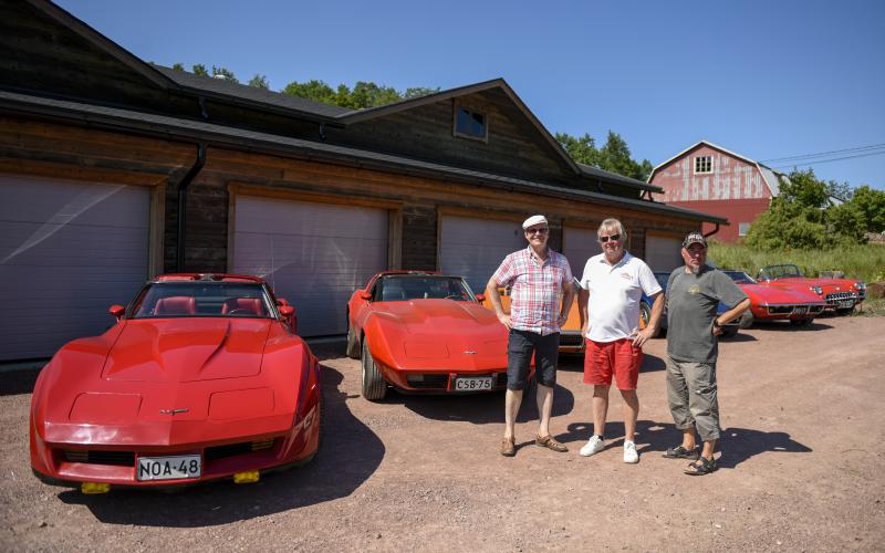 Juha Salovaara, Hannu Salonen och Timo Välimaa.