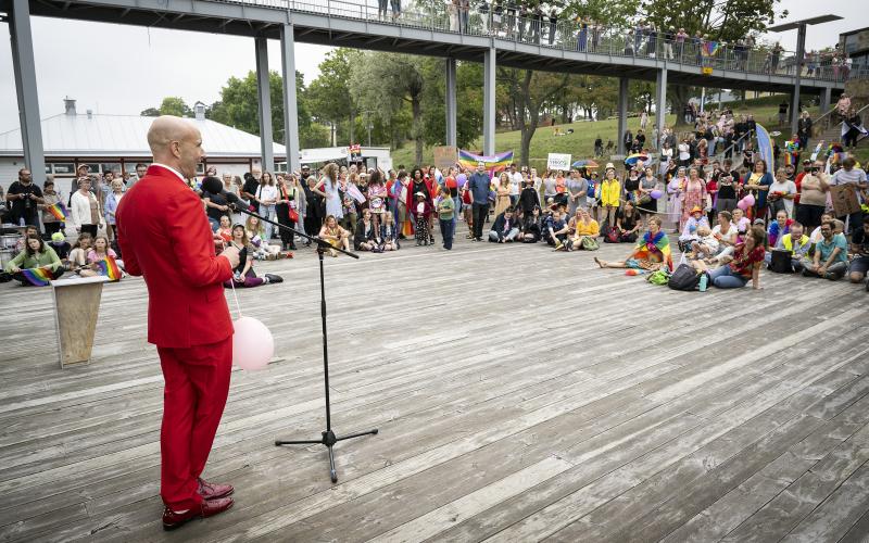 Åland pride, Prideparad, Åland100queer, Regnbågsfyren