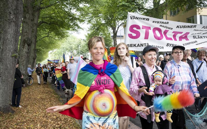 Åland pride, Prideparad, Åland100queer, Regnbågsfyren