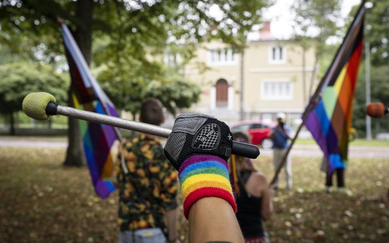 Åland pride, Prideparad, Åland100queer, Regnbågsfyren