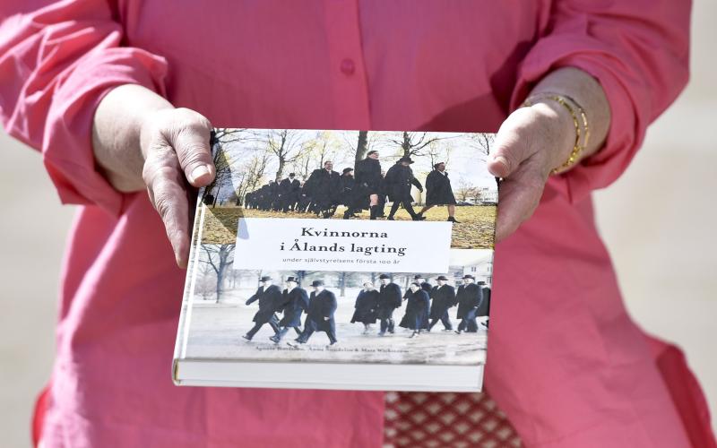 Agneta Karlsson,författare, Kvinnorna i Ålands Lagting, boksläpp