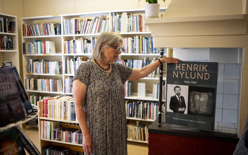 Henrik Nylund, Föglö Bibliotek,  Eva Nyberg