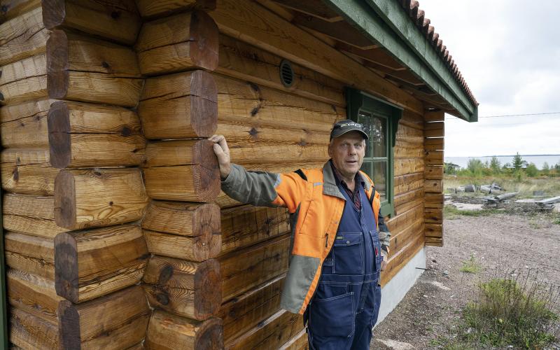 Ralf Danielsson, byggare, traditionell byggande, stockhus