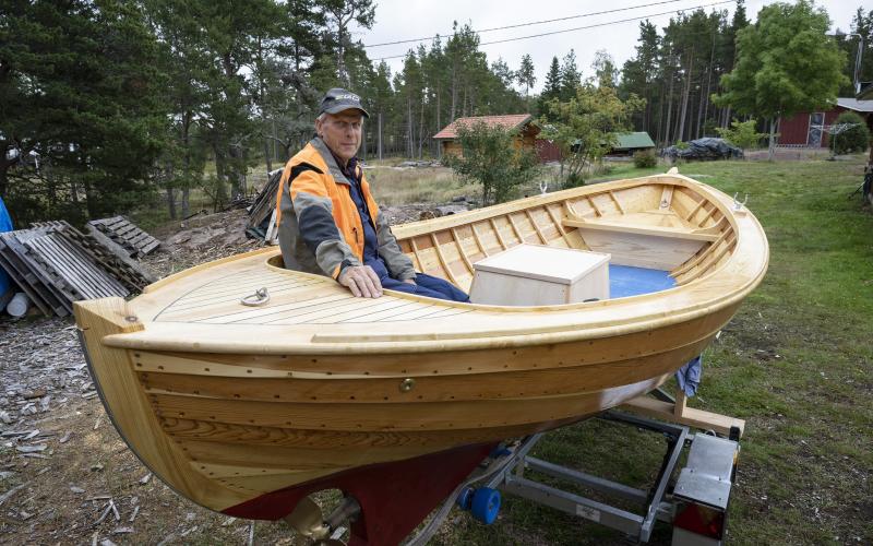 Ralf Danielsson, byggare, traditionell byggande, båtbyggare, snipa, 