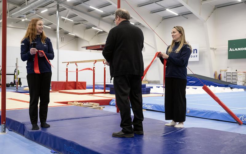 Åland gymnstics, invigning av ny hall, gymnastik, idrottshall, 