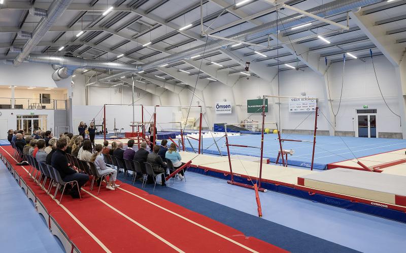 Åland gymnstics, invigning av ny hall, gymnastik, idrottshall, 