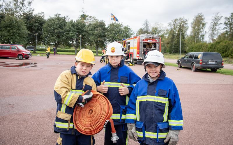 Albin Ekström, Edwin Pastoor och Alfons Lindblom.