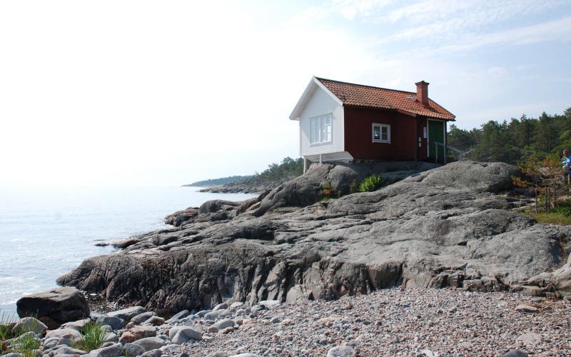 Albert Engströms stuga i Grisslehamn. @Byline_namn:Bengt Oberger/wikipedia