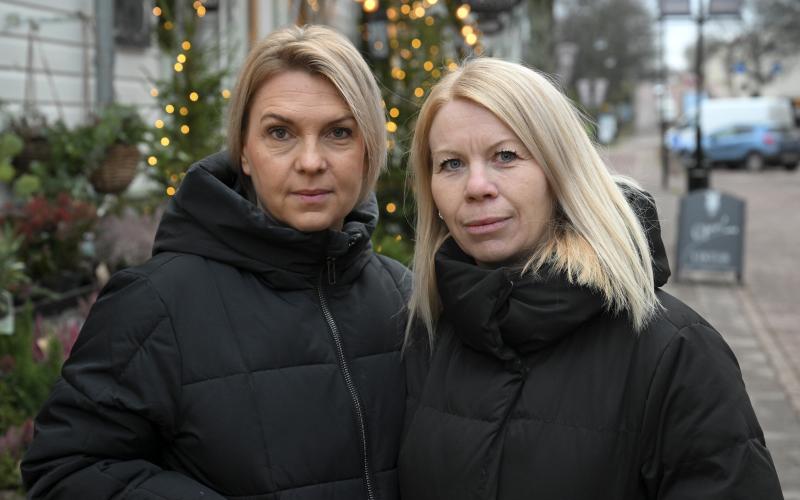 Marika Helin och Linda Franklin delar många smärtsamma minnen från tsunamin, men deras vänskap är intakt.<@Fotograf>Robert Jansson