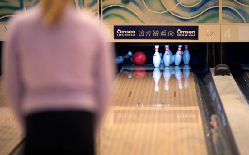 Tobaksfri Duo ordnade bowling på Idrottsgården.