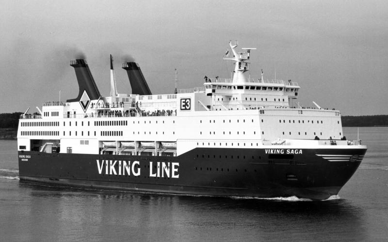 När Viking Saga och Viking Song kom kunde man börja transportera många fler mellan Stockholm och Helsingfors. <@Fotograf>Ålandstidningens arkiv