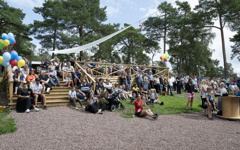 Tall Ships Races invigdes i badhusparken. 