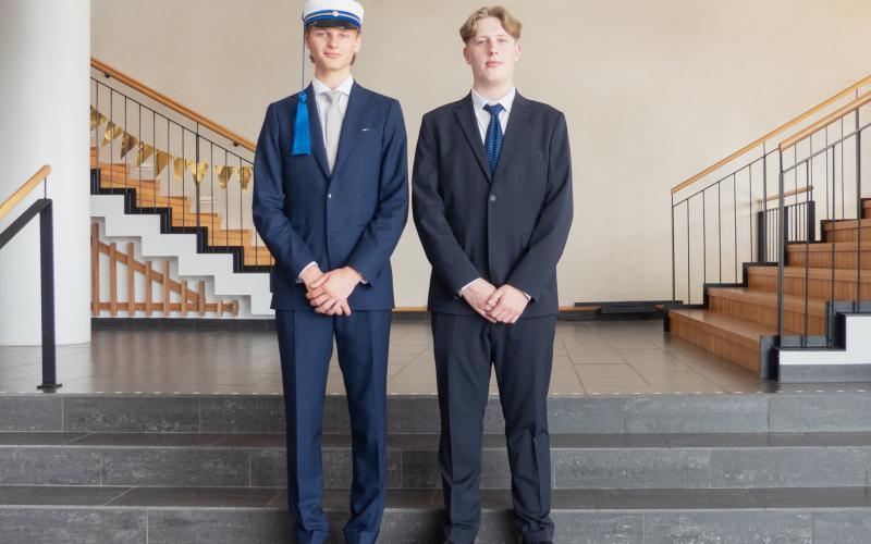 @Mellanrubrik:VaktstyrmänFrån vänster: Hugo Weuro och Lucas Danielsson.