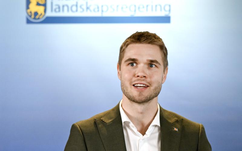 Miljöminister Jesper Josefsson (C).<@Fotograf>Robert Jansson