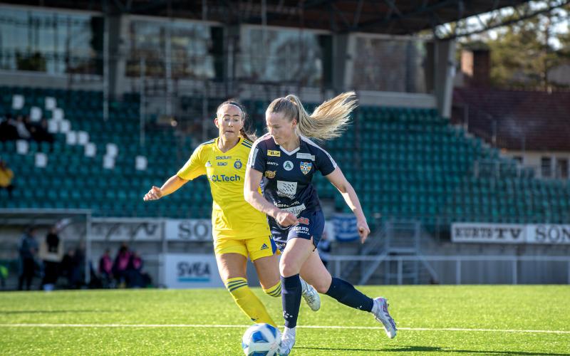 Trots förlusten tycker Silja Tuominen ändå att Åland prestationen var ett fall framåt för Åland United.