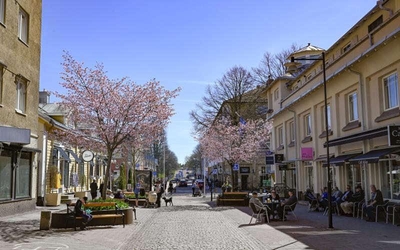 Mariehamns stad satsade över 300.000 euro på att få titeln Årets stadskärna 2024, och lyckades.<@Fotograf>Robert Jansson