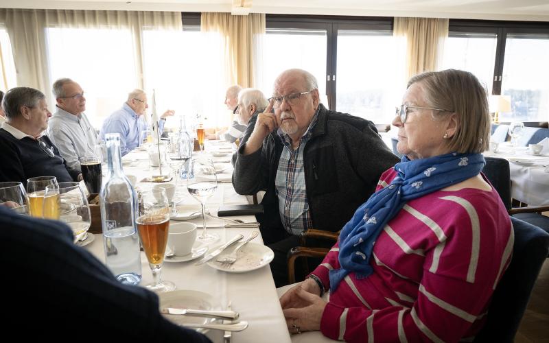 Johan Lindberg och hustrun Anneli Lindberg har seglat på fartyget Borgö.