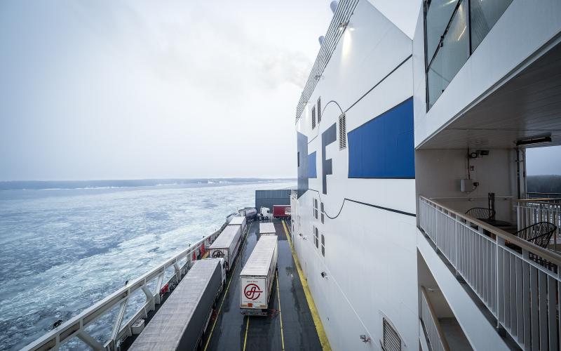 Finnlines ökade sin omsättning till 189,2 miljoner euro under det tredje kvartalet.@Normal_indrag:<@Fotograf>Daniel Eriksson