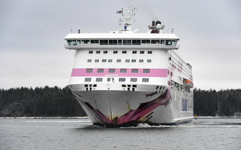 JO:s utredning av övervakningen av ordningen ombord startade med en inspektion av förvaringslokalerna på ms Baltic Princess. <@Fotograf>Foto Robert Jansson