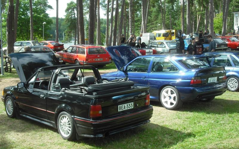 Variationen var stor på årets Euroford-träff i Badhusparken som hade flera finska inslag.