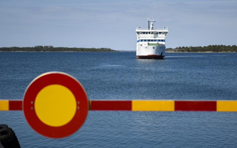 Ms Alfågeln är en spelbricka i planeringen av bildandet av bolaget Axferries, ett samarbete mellan finska statens bolag Finferries och Ålands landskapsregering. <@Fotograf>Wilhelm Lundgren