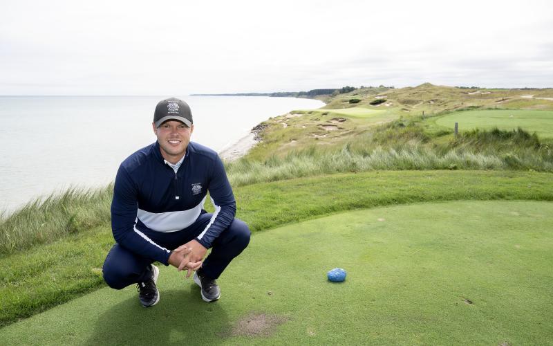 Whistling Straits ligger just vid Lake Michigans strand.