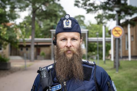 Pasi Eronen vill bidra till säkerheten på skolvägarna.